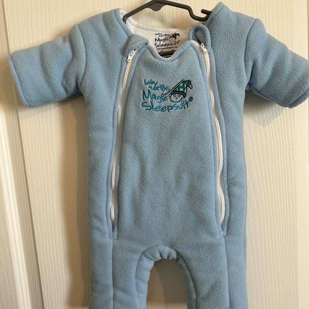 Baby Fleece Sleep Sack - Light Blue